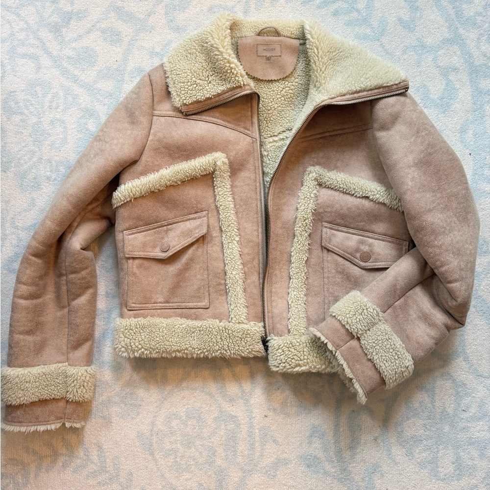 MOTHER Faux Fur Jacket
